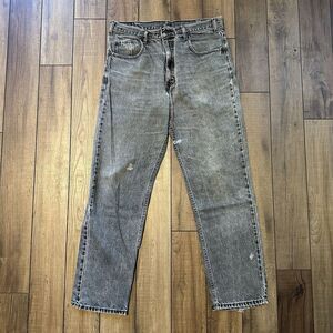 Vintage‎ Arizona Jeans Men's 36 x 32 Straight Leg Gray Distressed